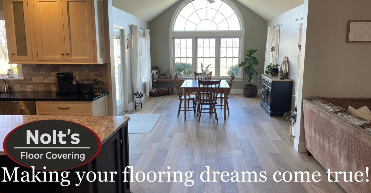 Engineered hardwood flooring installation in a Pennsylvania home.