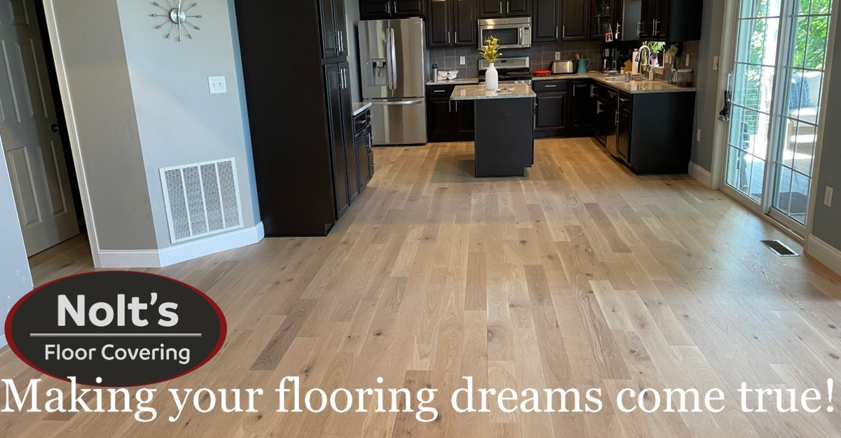Kitchen flooring renovation in Lancaster County Pennsylvania.